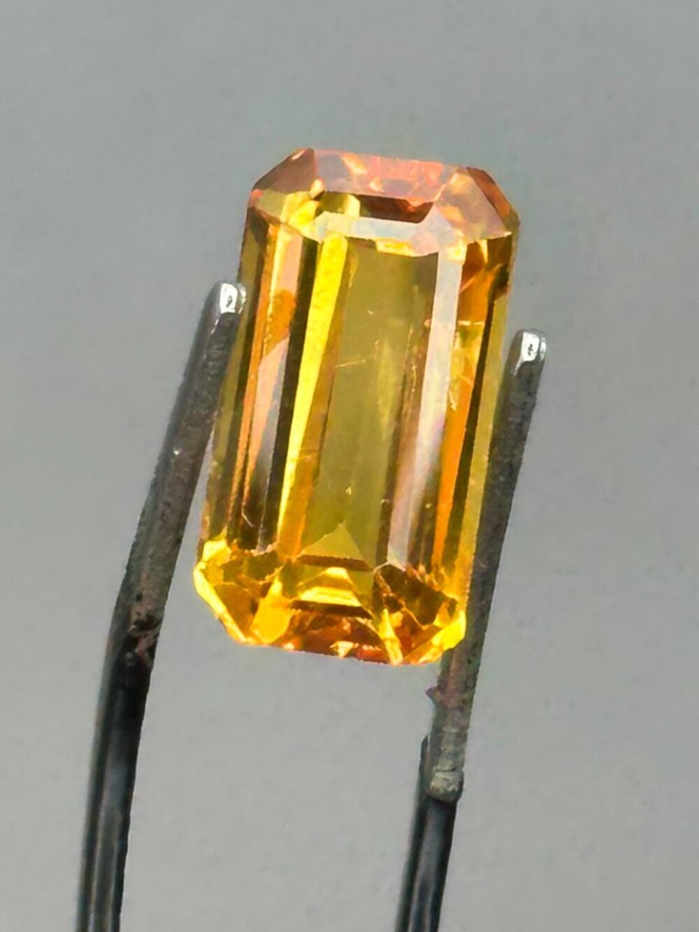 Certified Honey Padparadscha Sapphire